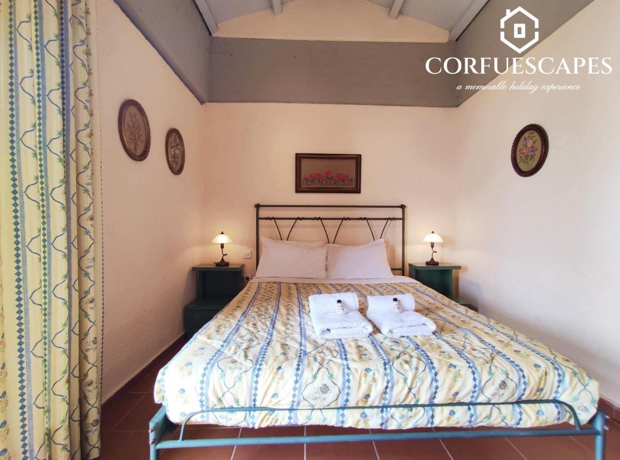 Villa Mira El Mar By Corfuescapes Barbati Esterno foto
