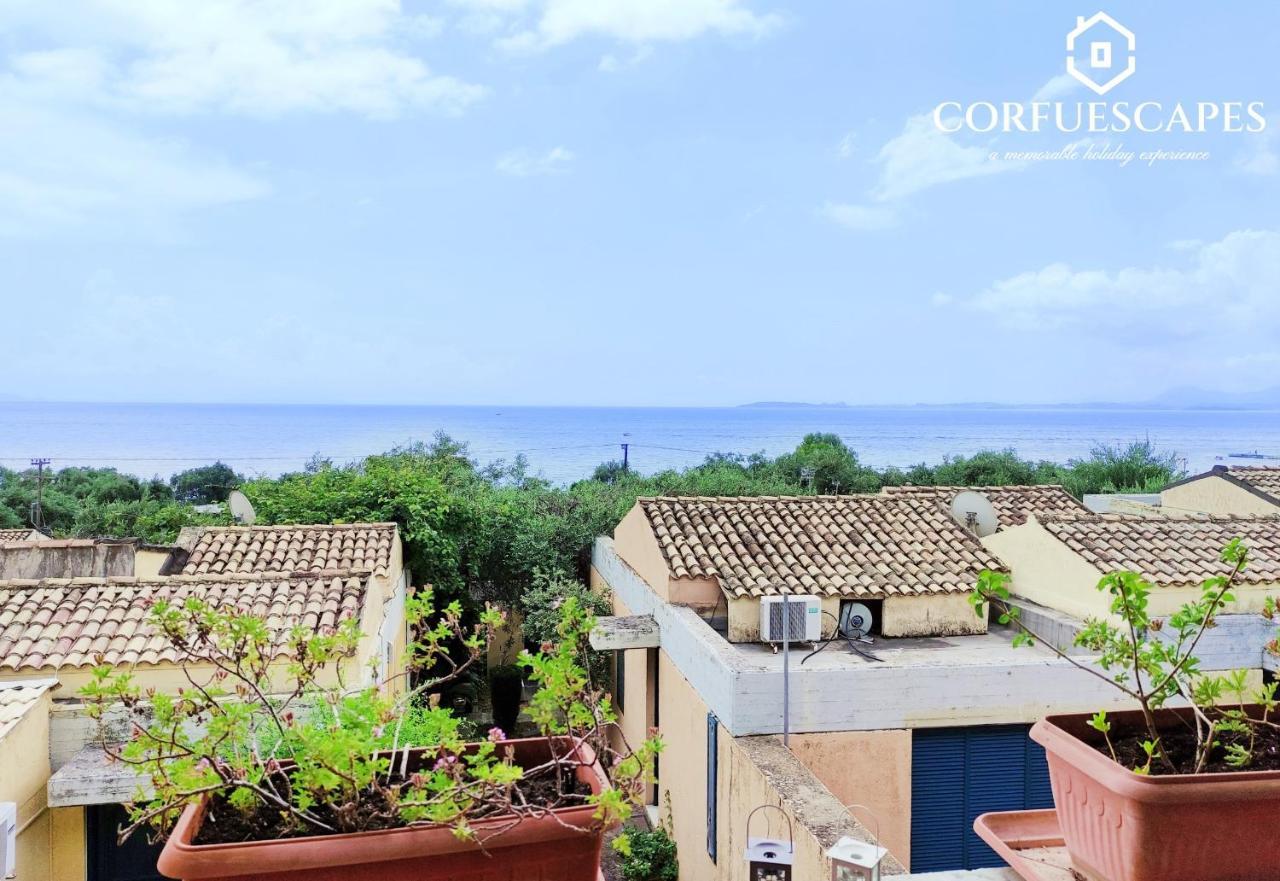 Villa Mira El Mar By Corfuescapes Barbati Esterno foto