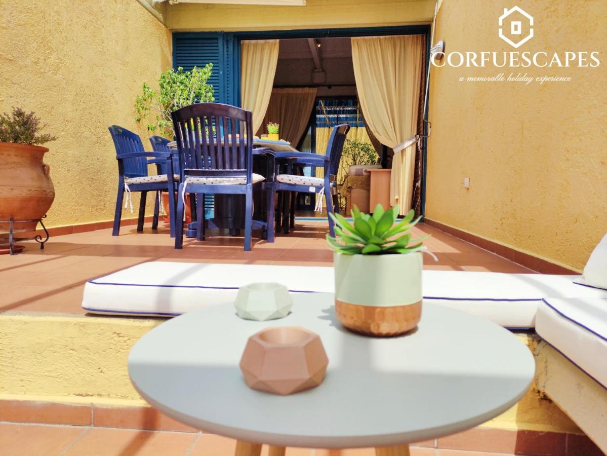 Villa Mira El Mar By Corfuescapes Barbati Esterno foto