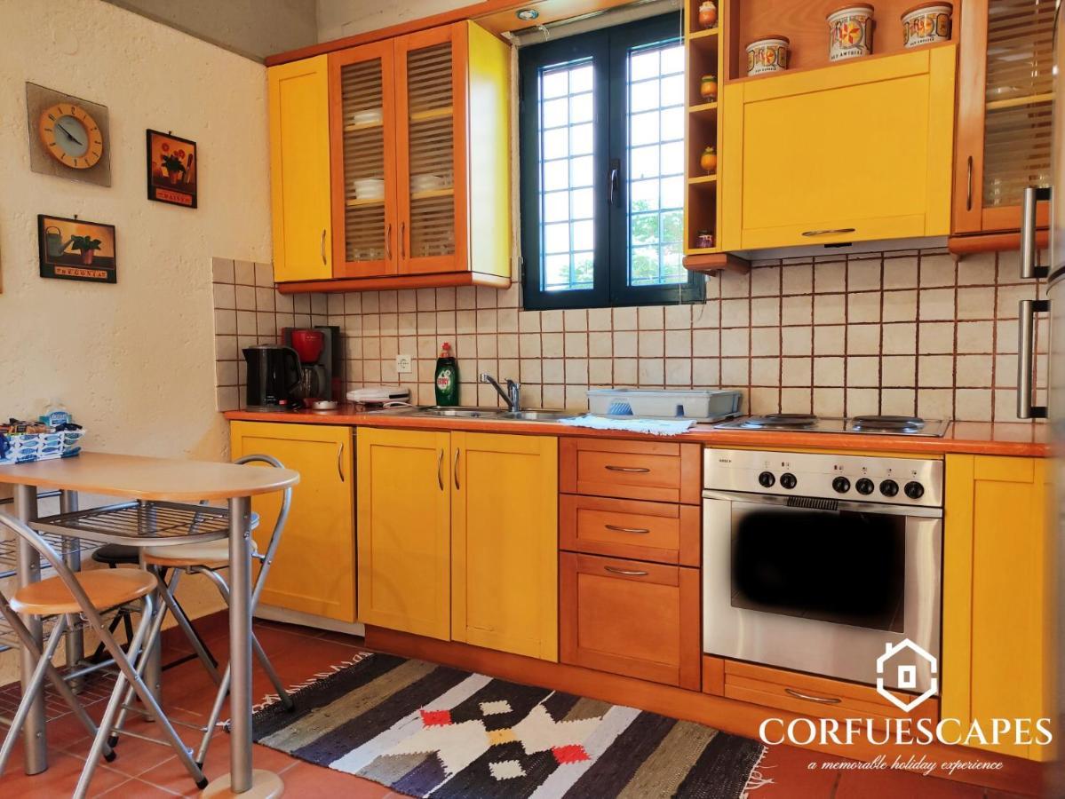 Villa Mira El Mar By Corfuescapes Barbati Esterno foto