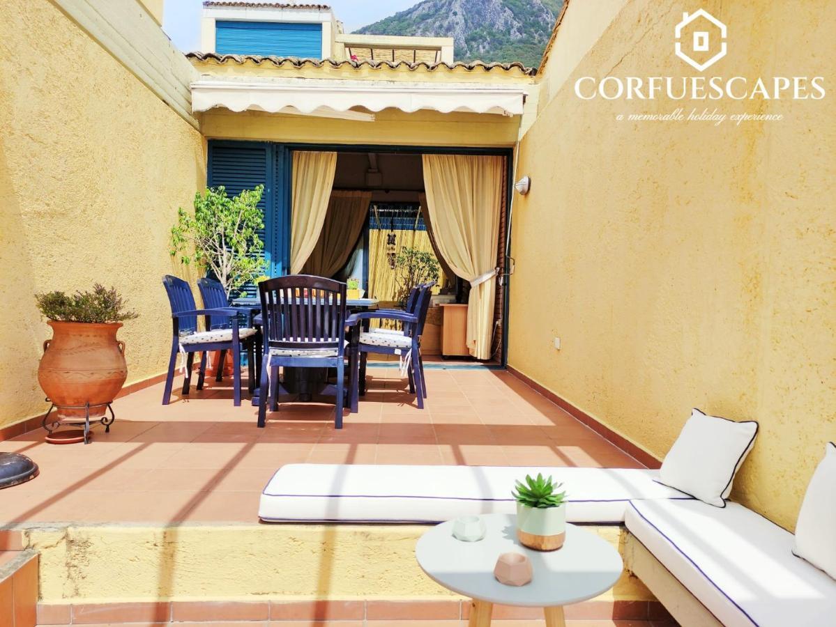 Villa Mira El Mar By Corfuescapes Barbati Esterno foto
